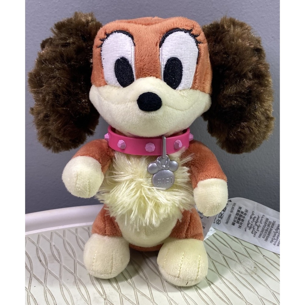 Walt‎ Disney Fifi, Dog Of Minnie Mouse 7" Plush Toy